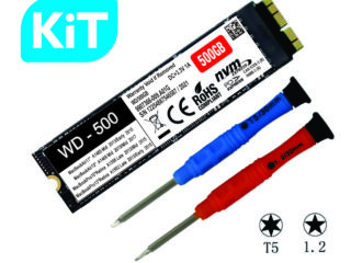 Kit Ssd 500GB Macbook Macbook Air 13 A1466 Mid 2013 / Mid 2017 3 Años de Garantía